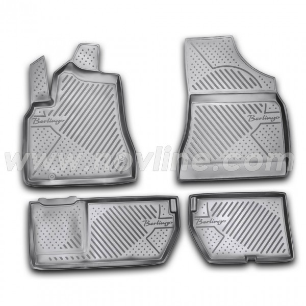 3D Patosnice CITROEN Berlingo (B9) 2008-2018, set 4 kom.